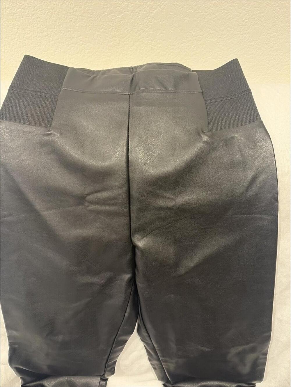 A New Day Faux Leather Pants Size Medium